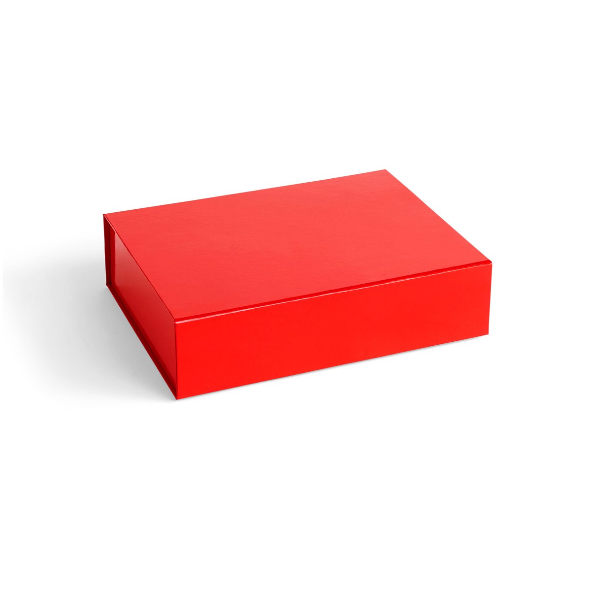HAY Colour Storage S kannellinen laatikko 25,5×33 cm Vibrant red