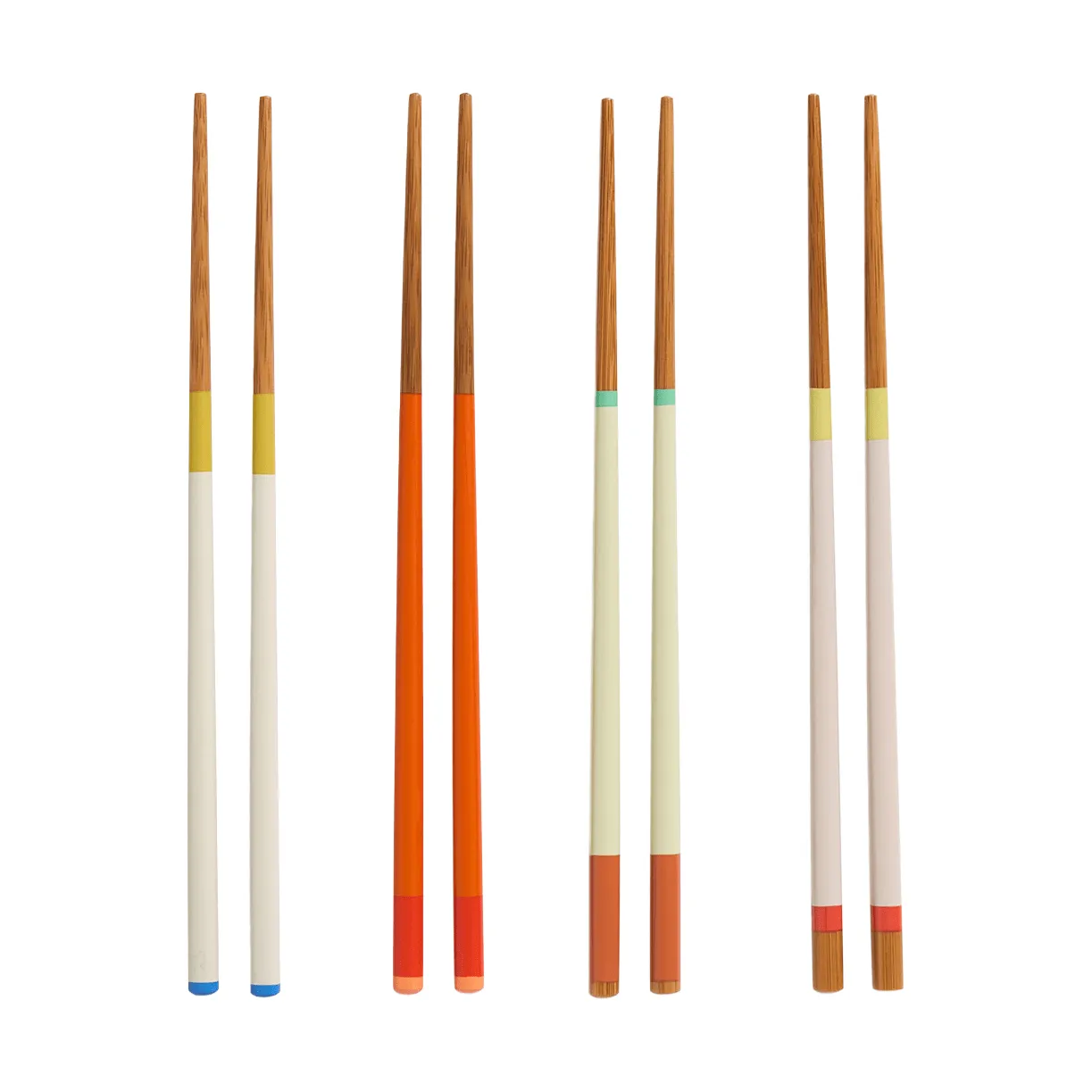 Colour syömäpuikot 4-pack, Bright HAY