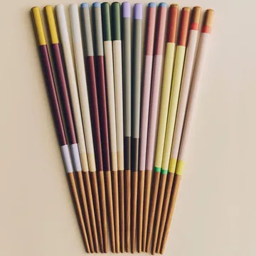 Colour syömäpuikot 4-pack - Bright - HAY
