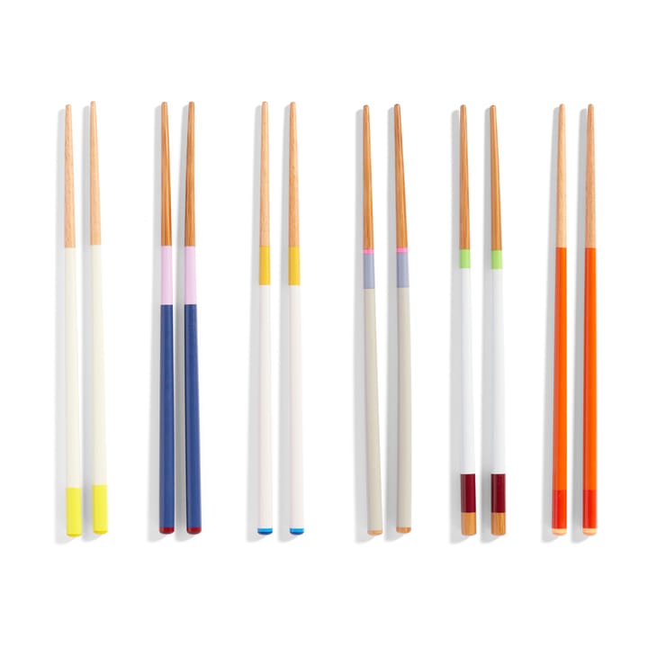 Colour -syömäpuikot 6-pack, Multi HAY