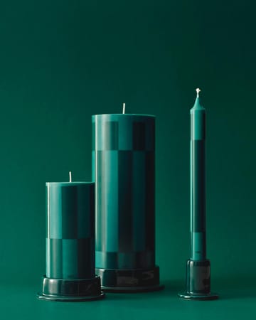 Column Candle pöytäkynttilä large 25 cm - Green-dark green - HAY