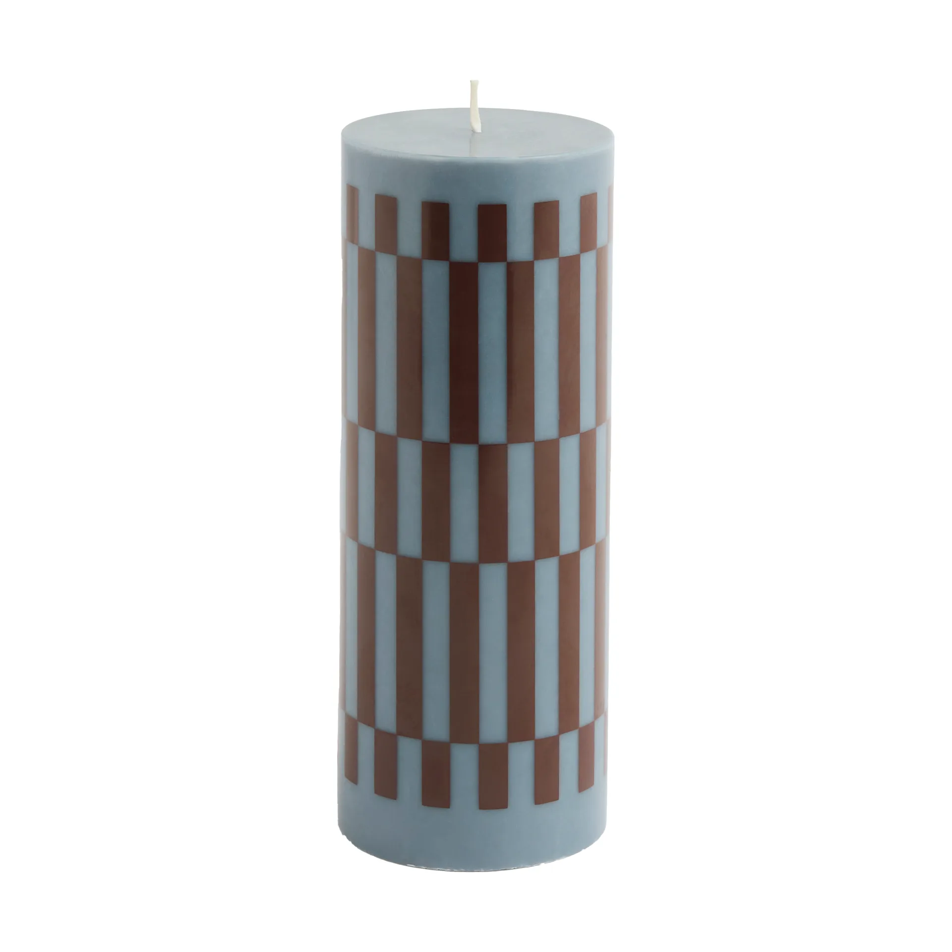 Column Candle pöytäkynttilä medium 20 cm, Anthrachite-bordeaux HAY
