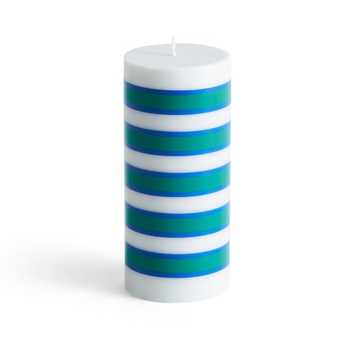 Column Candle -pöytäkynttilä small 15 cm - Light grey-blue-green - HAY