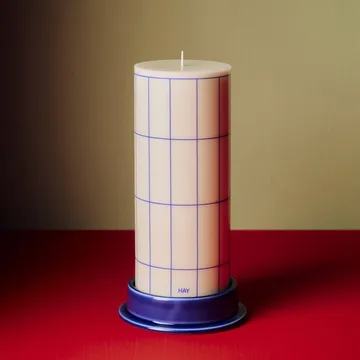 Column kynttilänjalka medium Ø11 cm - Royal blue - HAY