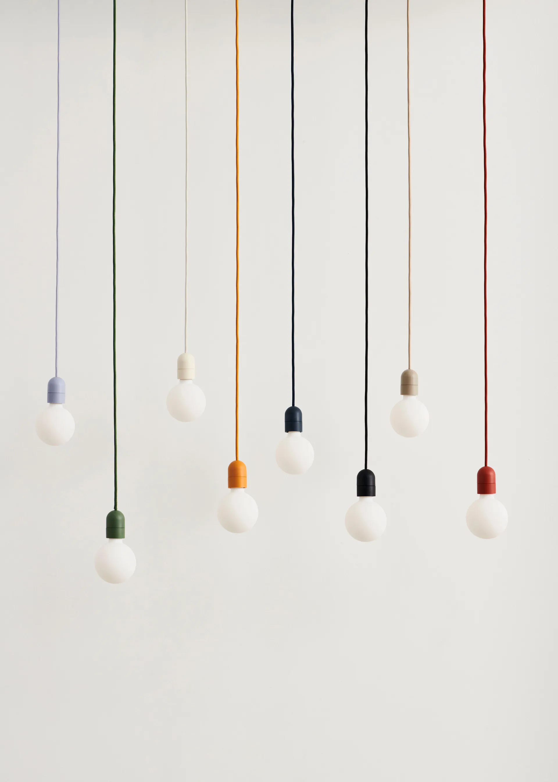 Common Pendant Cord setriippuvalaisin Ø12 cm, Beton grey HAY