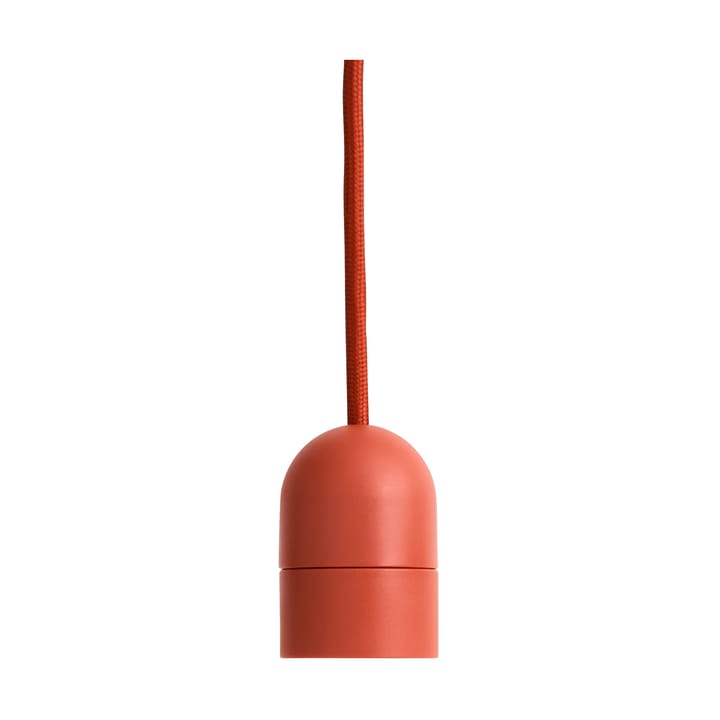 Common Pendant Cord setriippuvalaisin Ø12 cm - Rusty red - HAY