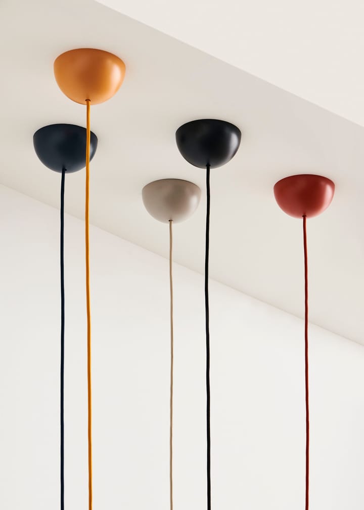 Common Pendant Cord setriippuvalaisin Ø12 cm, Soft black HAY