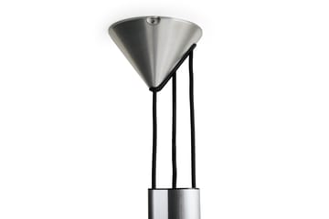 Compass Adjustable riippuvalaisin 43 cm - Harjattu alumiini - HAY
