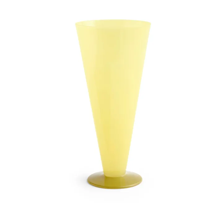 Conical maljakko - Yellow-lime green, large - HAY
