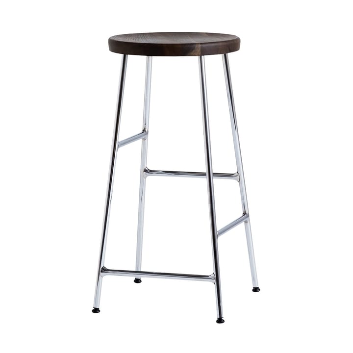 Cornet baarijakkara 65 cm - Smoked oiled oak-chrome - HAY