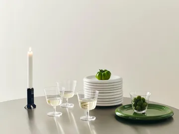 Curve Stem juomalasi 2-pakkaus - Kirkas - HAY