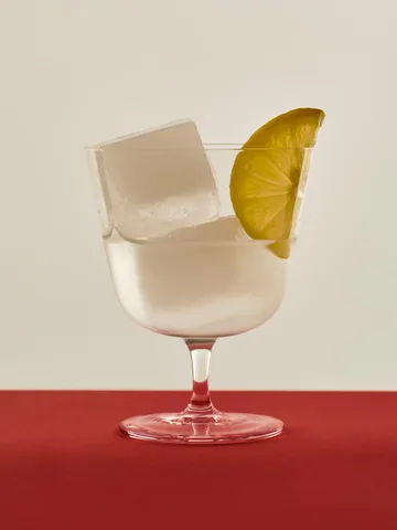 Curve Stem juomalasi 2-pakkaus - Kirkas - HAY