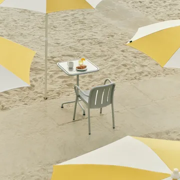 Deville pöytä - hopeanharmaa, 60x70x74 cm - HAY