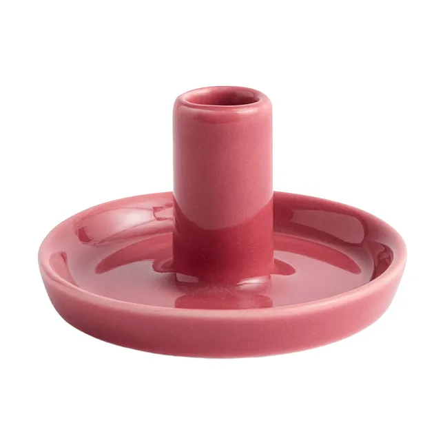 Disc kynttilänjalka, Berry pink, XS, Ø7×4 cm HAY