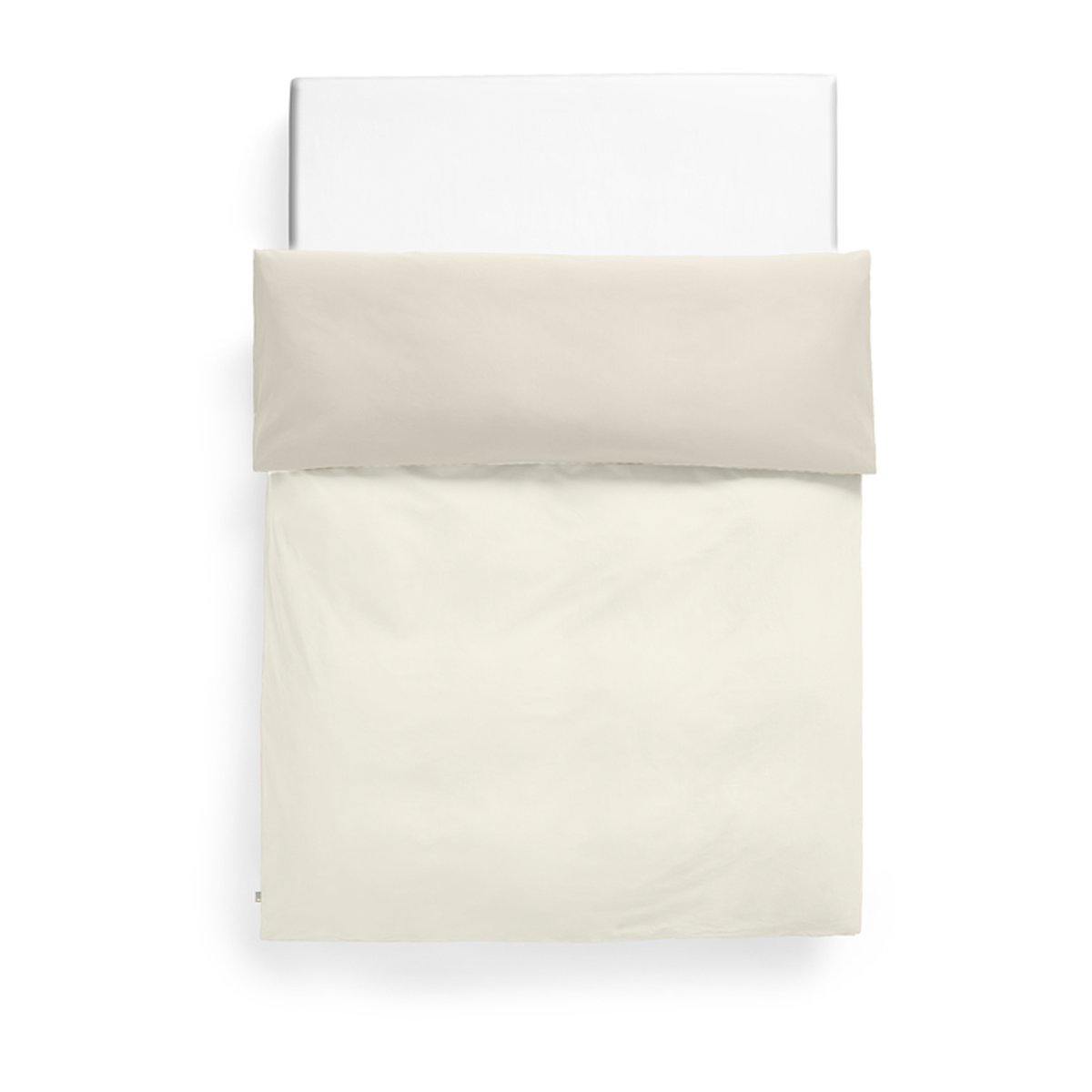 HAY Duo pussilakana 220x220 cm Ivory | Skandinaavinen Sisustus | Pussilakanat | Beige