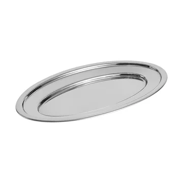 Essential Steel tarjoiluvati - Ruostumatonta terästä, soikea, medium - HAY