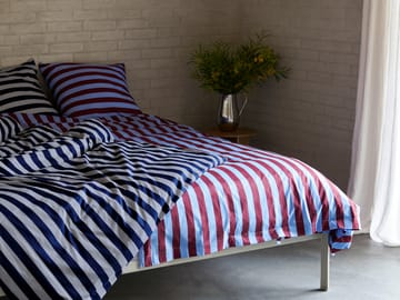 Été pussilakana 150x210 cm - Midnight blue-light grey - HAY