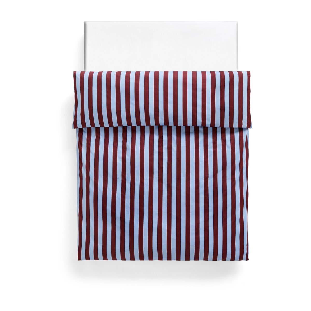 HAY Été pussilakana 220x220 cm Bordeaux-Sky blue | Skandinaavinen Sisustus | Pussilakanat | Sininen