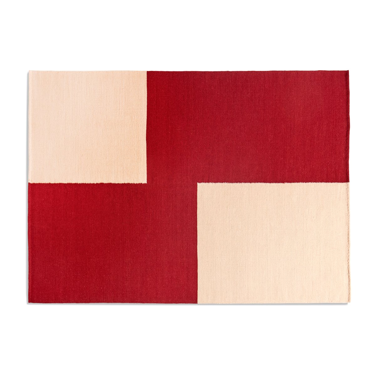 HAY Ethan Cook Flat Works -matto 170×240 cm Red offset