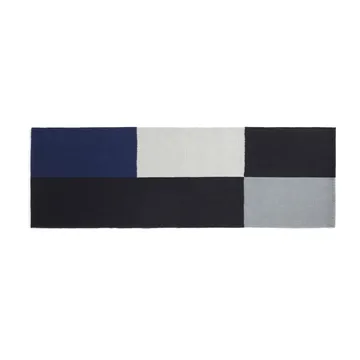 Ethan Cook Flat Works -matto 80x250 cm - Black-blue - HAY