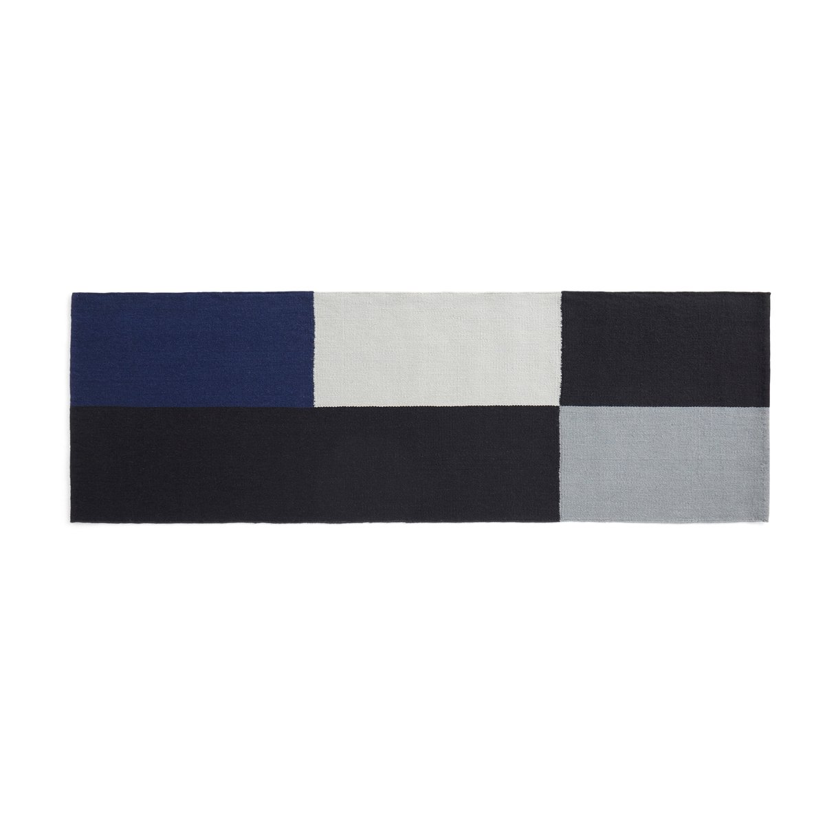 HAY Ethan Cook Flat Works -matto 80×250 cm Black-blue