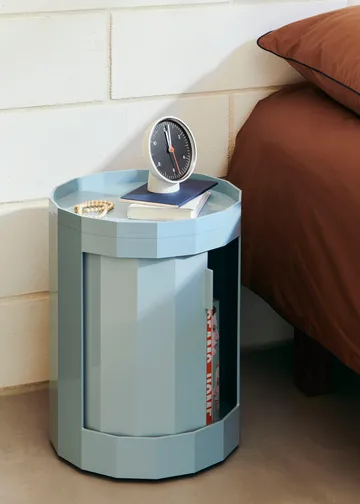 Facet Cabinet 100 sivupöytä - Misty blue - HAY