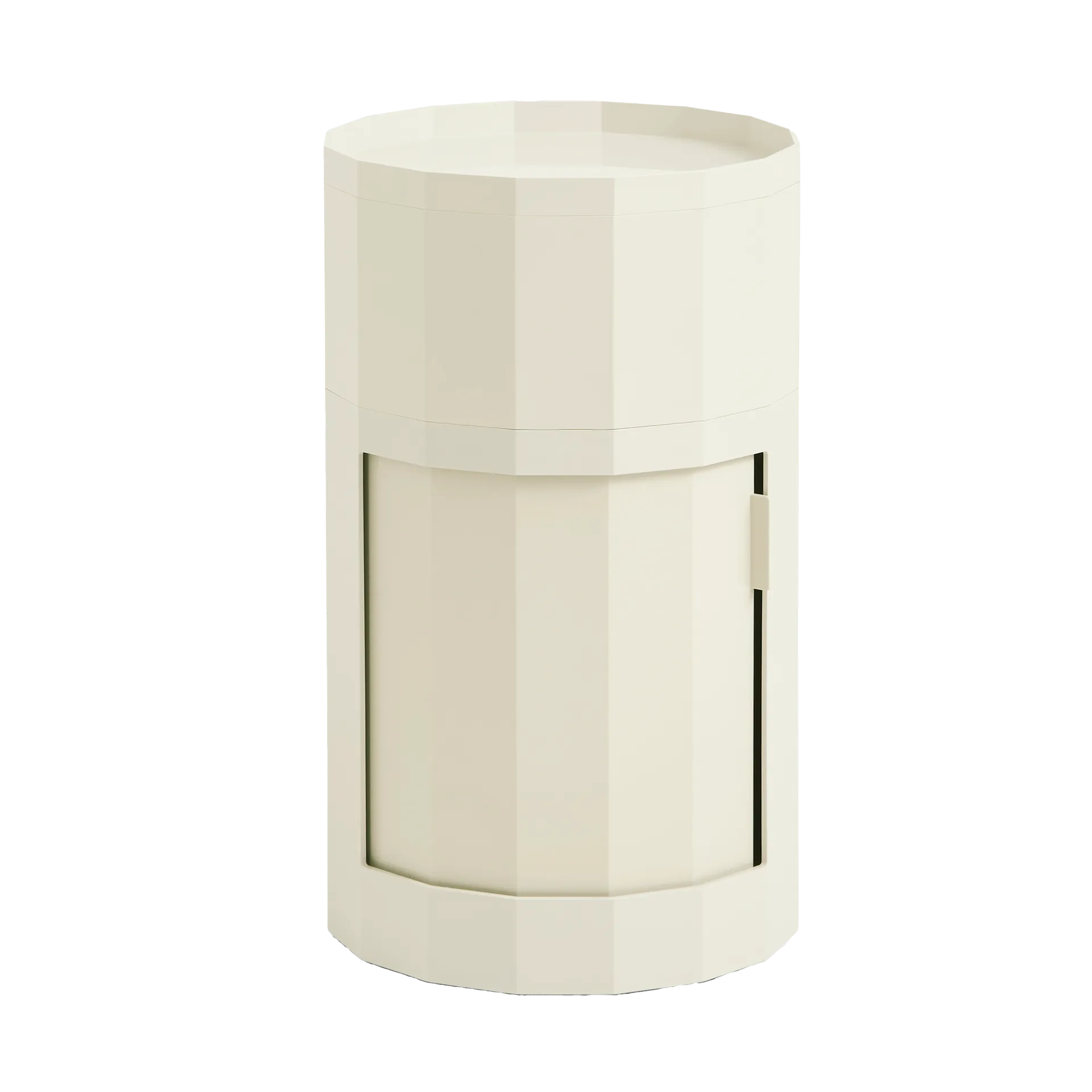 Facet Cabinet 101 sivupöytä, Eggshell HAY