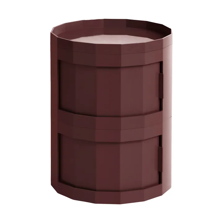 Facet Cabinet 20 sivupöytä - Burgundy - HAY