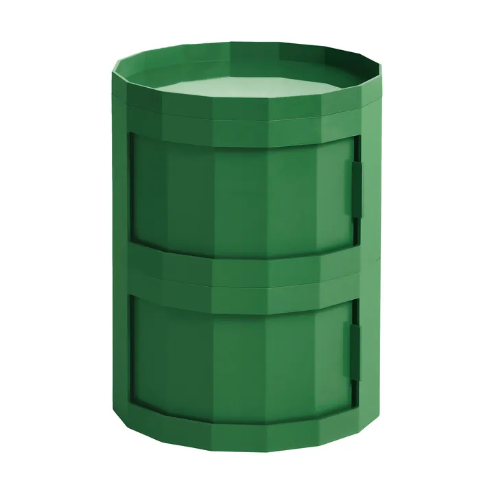 Facet Cabinet 20 sivupöytä - Pinaatinvihreä - HAY