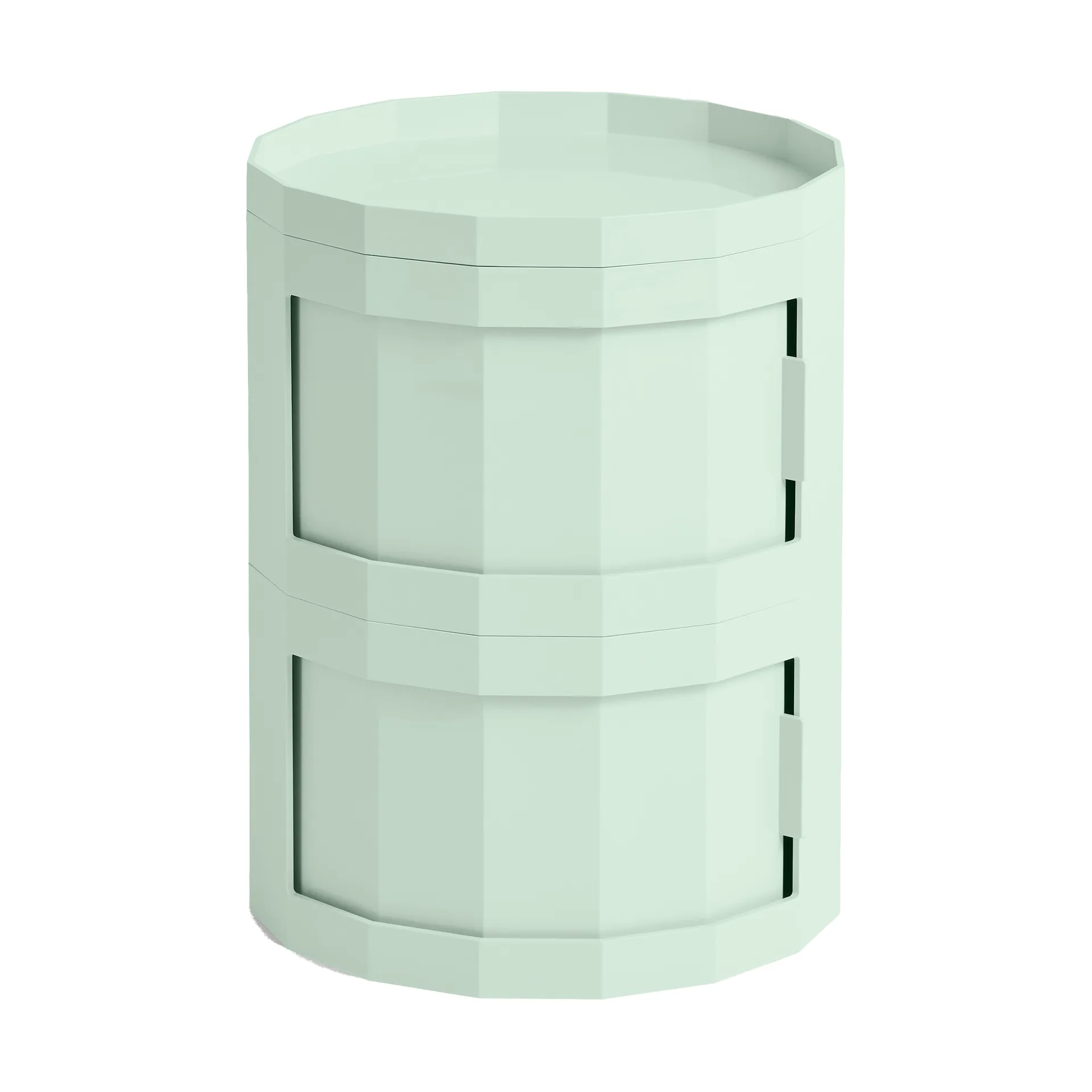 Facet Cabinet 20 sivupöytä, Soft mint HAY