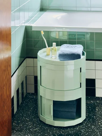 Facet Cabinet 20 sivupöytä - Soft mint - HAY