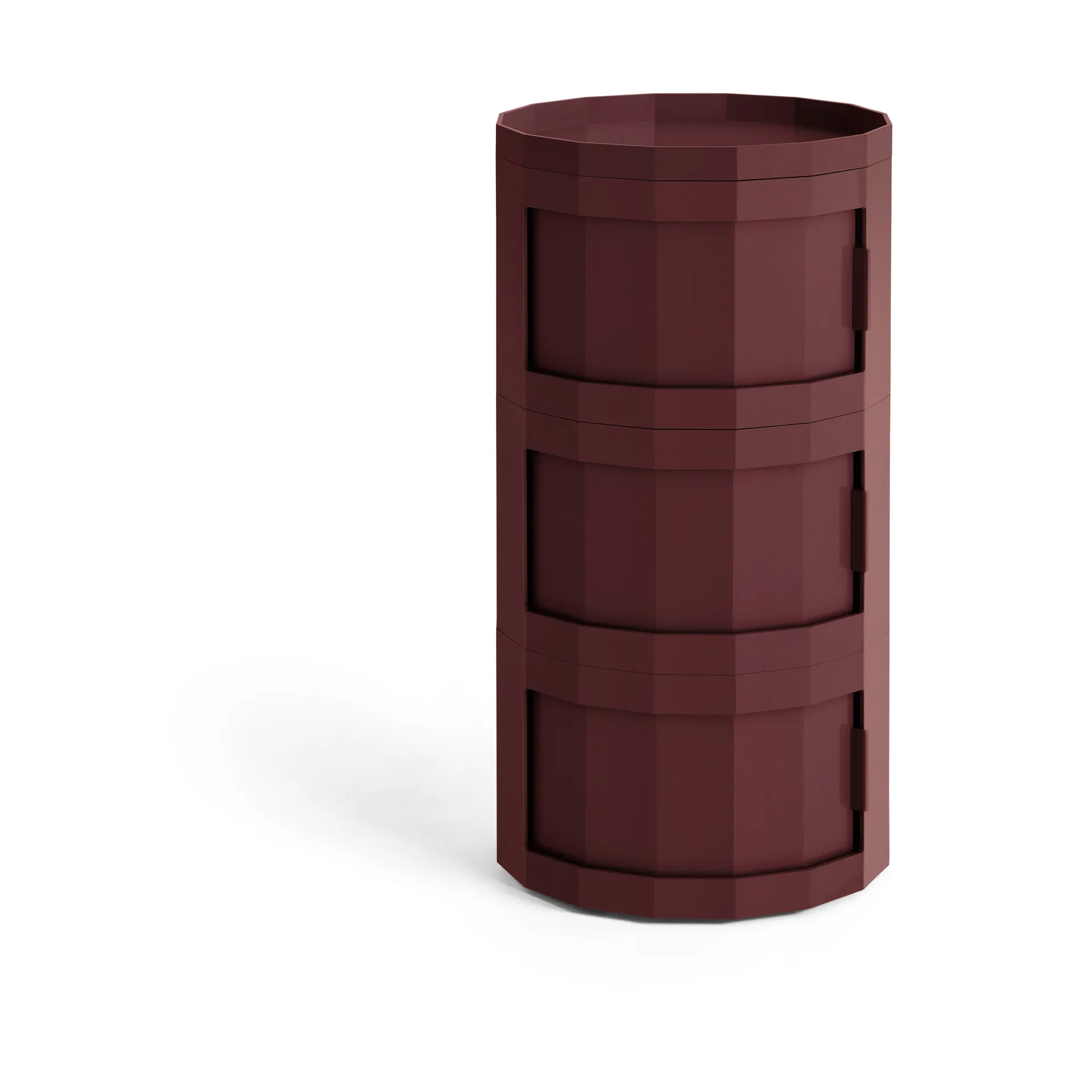 Facet Cabinet 30 sivupöytä, Burgundy HAY