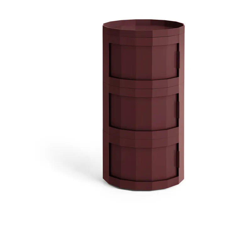 Facet Cabinet 30 sivupöytä - Burgundy - HAY