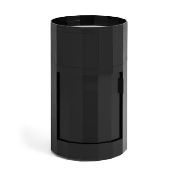 Facet Cabinet high sivupöytä jalat/pyörät 66 cm - Anthracite - HAY