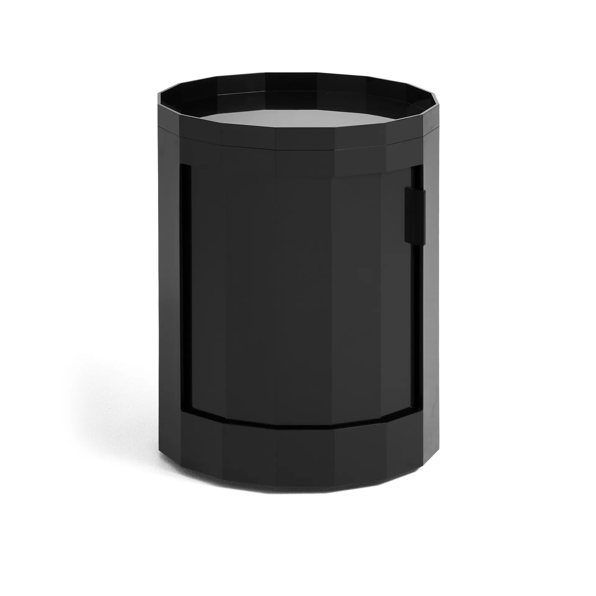 Facet Cabinet low sivupöytä jalat/pyörät 49 cm, Anthracite HAY