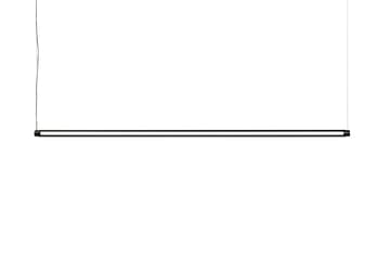Factor Linear Suspension Kattolamppu 1500 Diffused - Soft black - HAY