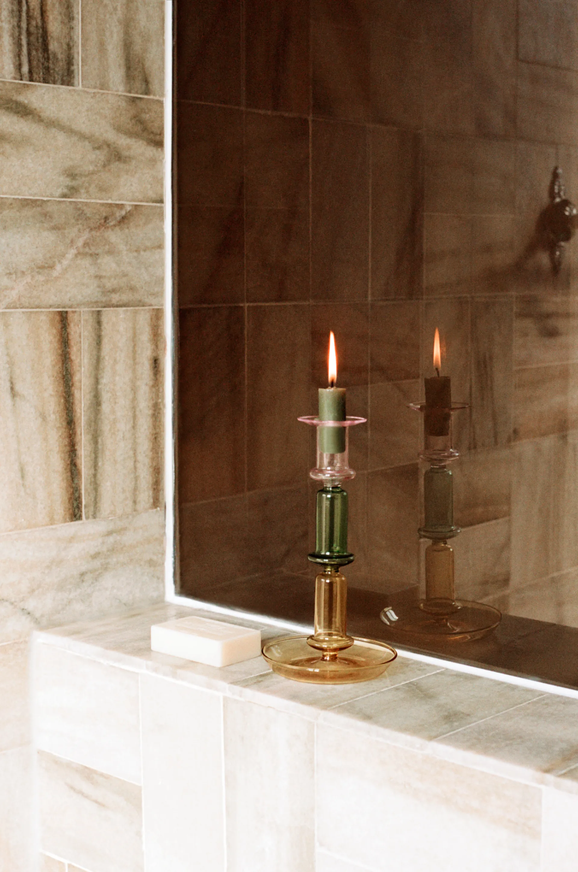 Flare tall -kynttilänjalka, Rainbow HAY