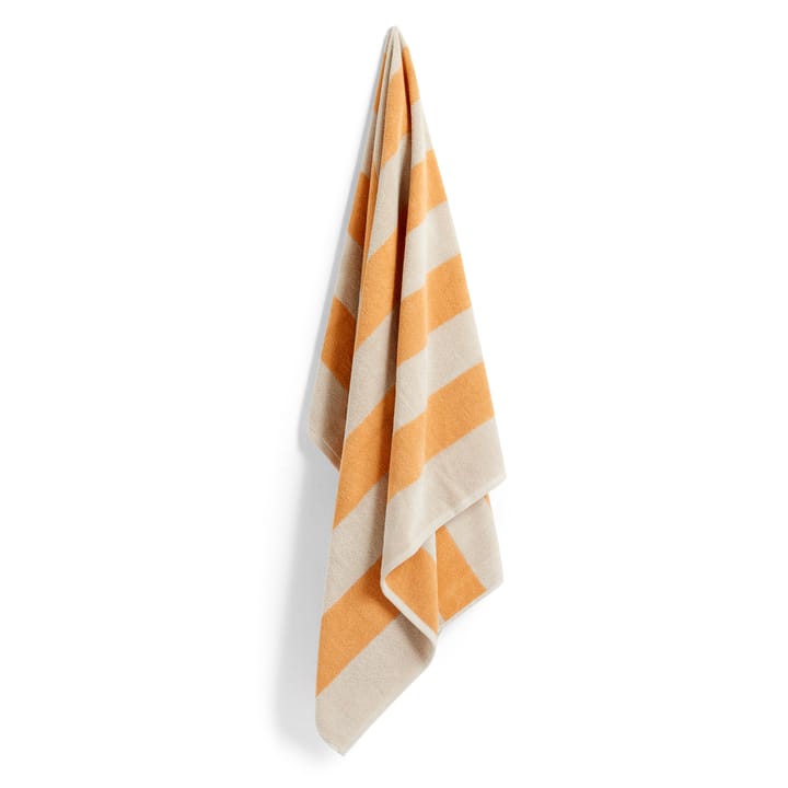 Frotté Stripe -kylpypyyhe 100x150 cm - Warm yellow - HAY