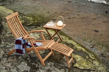 Frotté Stripe pyyhe 50x100 cm - Bordeaux-Sky blue - HAY