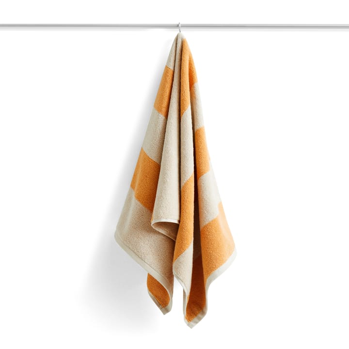 Frotté Stripe pyyhe 50x100 cm - Warm yellow - HAY