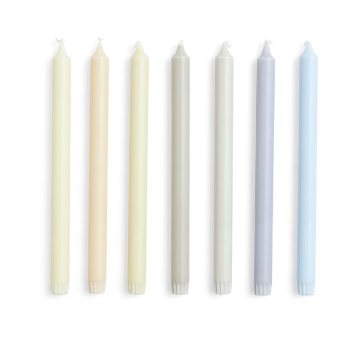 Gradient Candle -kynttilä 7-pakkaus - Neutrals - HAY