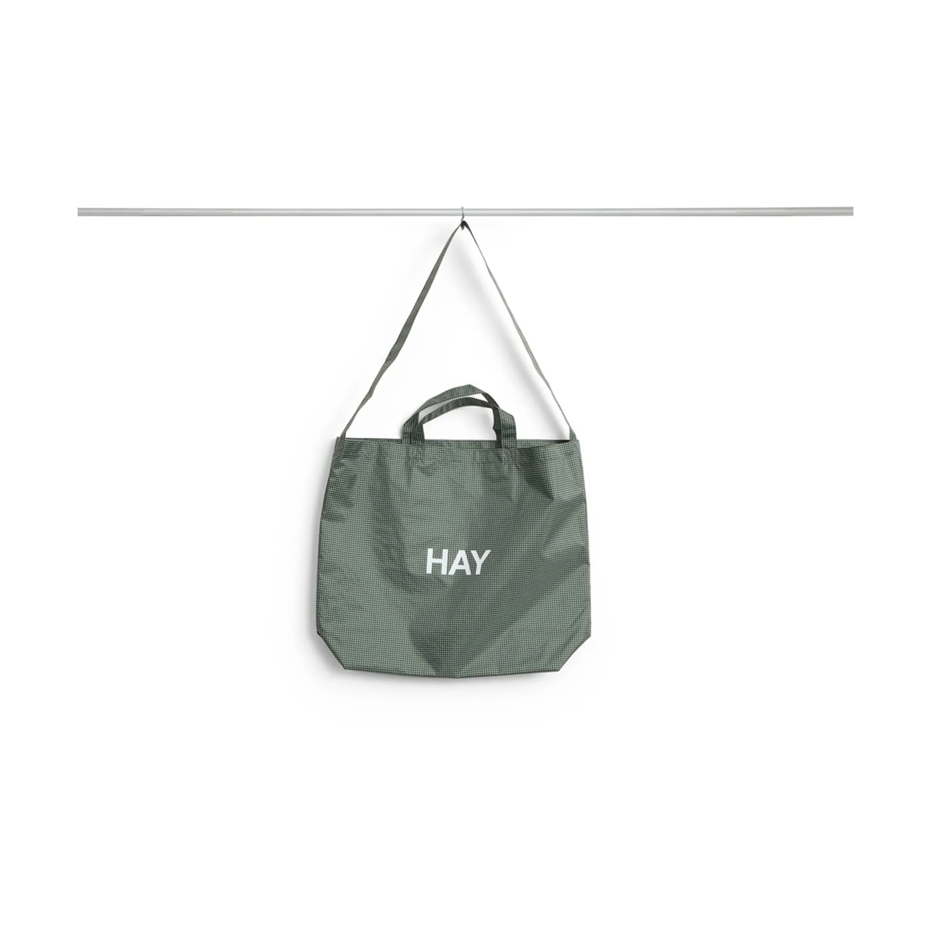 Grid Crossover Bag laukku medium, Dark green, medium HAY