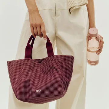 Grid Everyday Bag laukku - Burgundy, mini - HAY