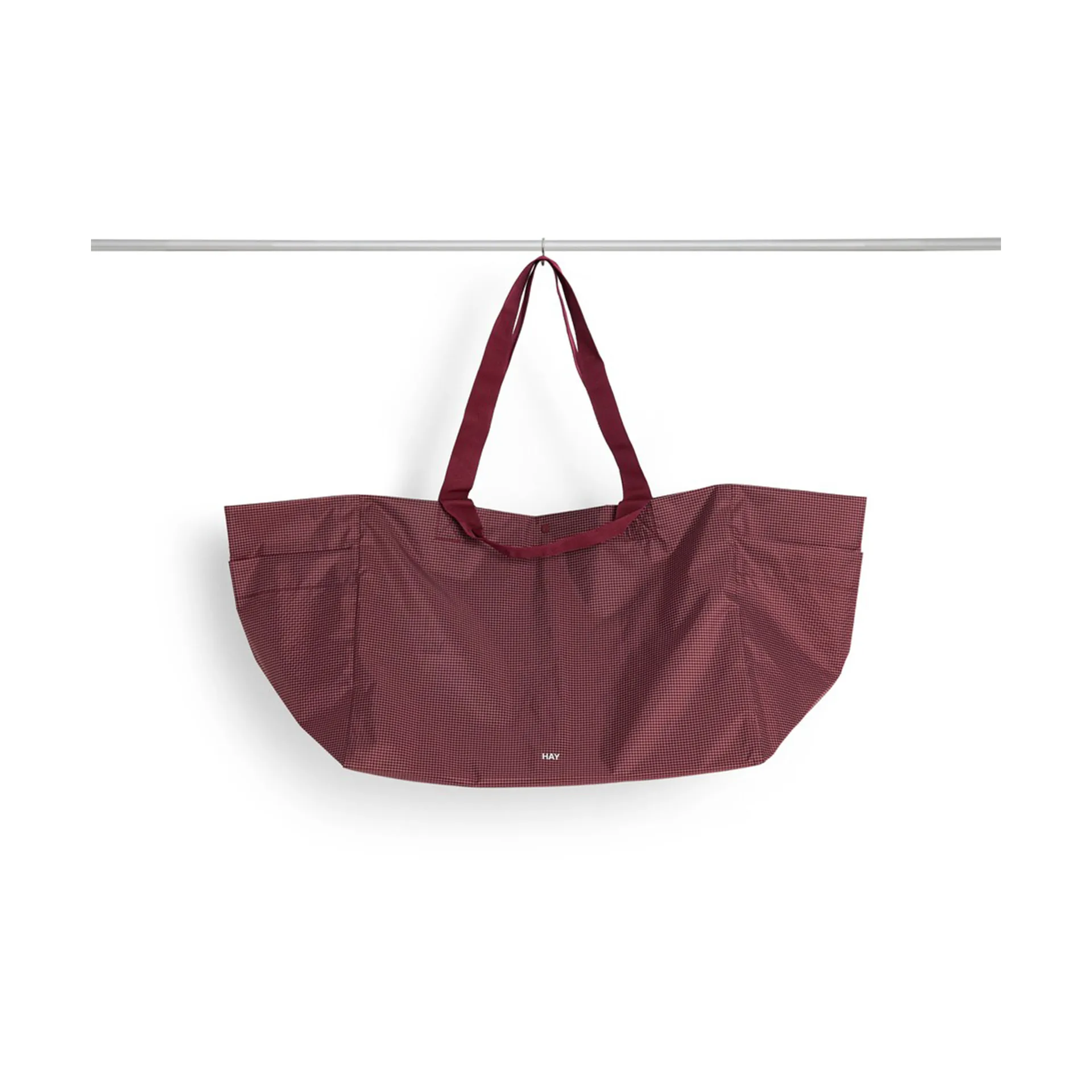 Grid Weekend Bag laukku, Burgundy, large HAY