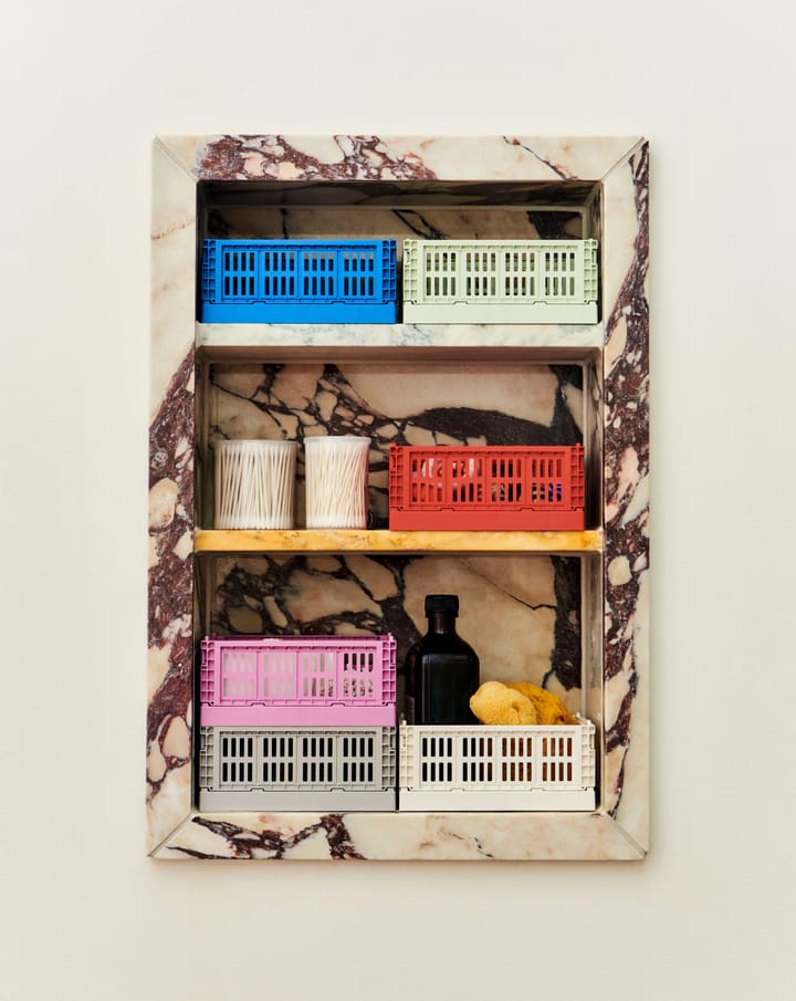HAY Colour Crate Mini 2-pack 13x17 cm, Electric blue HAY
