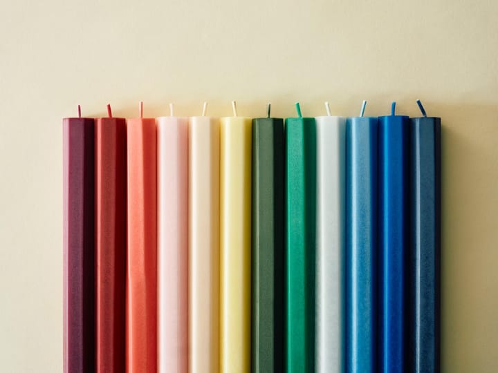 Hexagon Candle kynttilä mix 4-pack, Pastel HAY