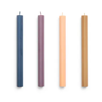 Hexagon Candle kynttiläsekoitus 4-pack - Dark - HAY