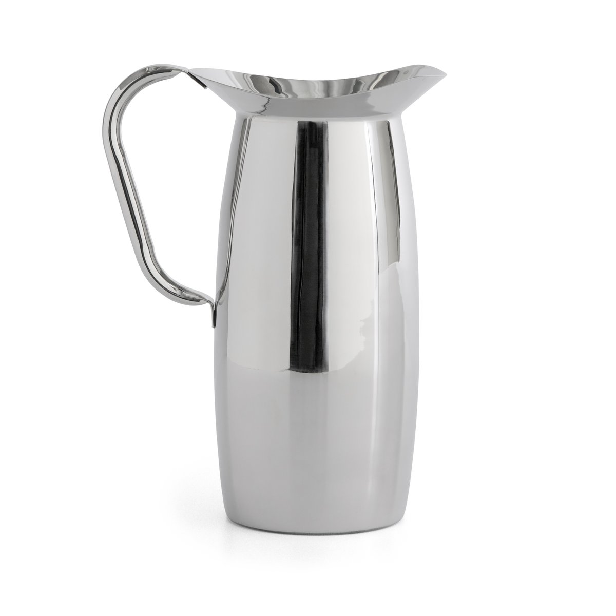 HAY Indian Steel Pitcher -kannu Tall 0,92 L | Skandinaavinen Sisustus | Vesikannut & Karahvit | Hopeanvärinen