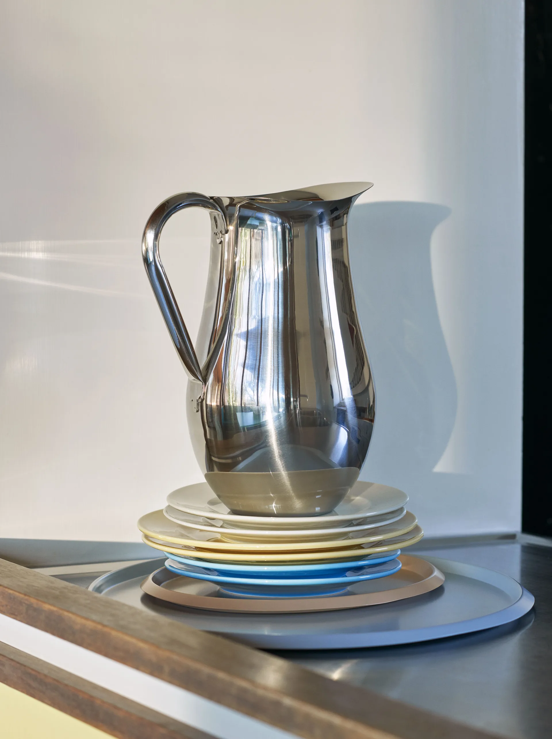 Indian Steel Pitcher No. 2 kannu 3,25 L, Ruostumaton teräs HAY