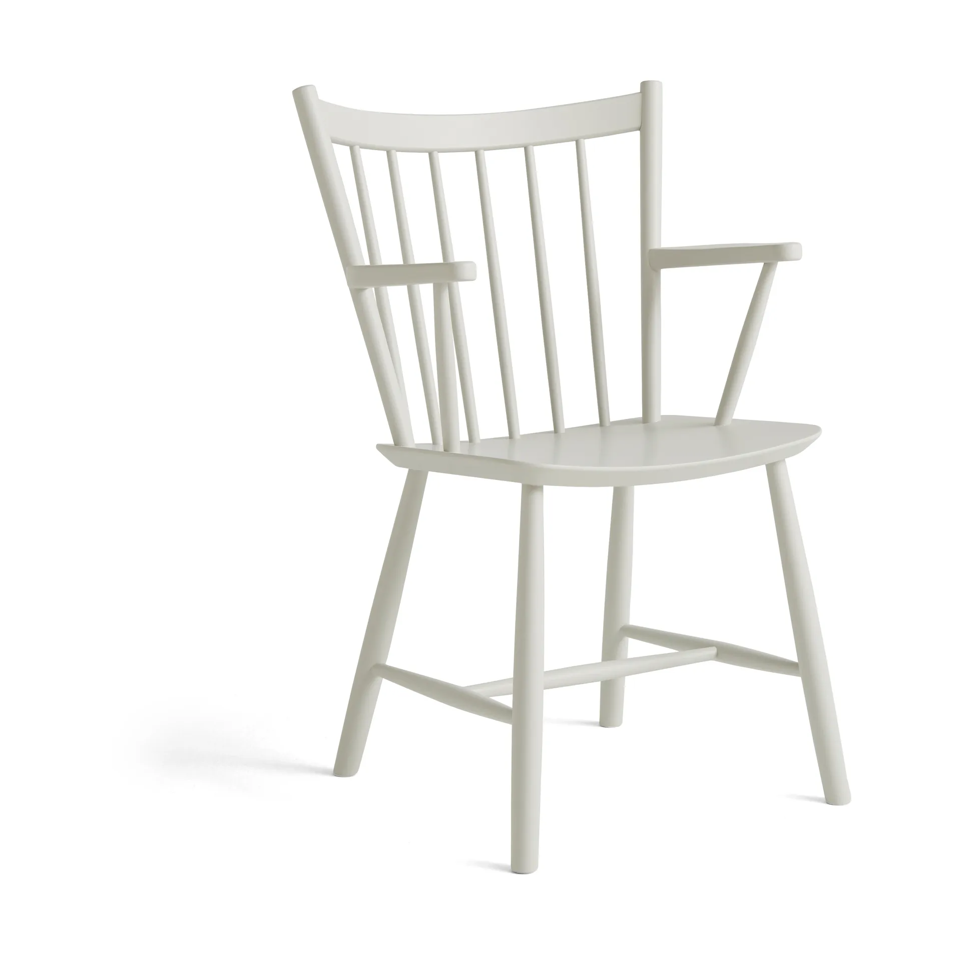 J42 nojatuoli, Warm grey lakattu koivu HAY